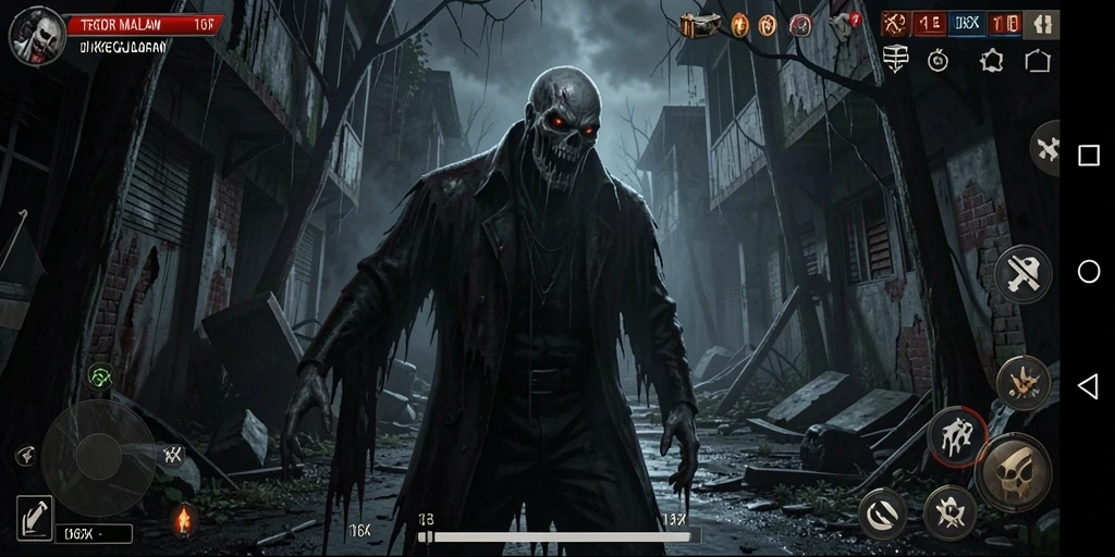 Screenshot menunjukkan gameplay 116X yang mendebarkan dan mencekam.
