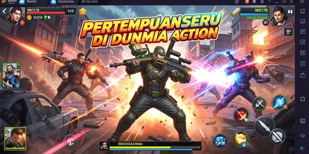 Tampilkan momen aksi seru dari gameplay BRO178.