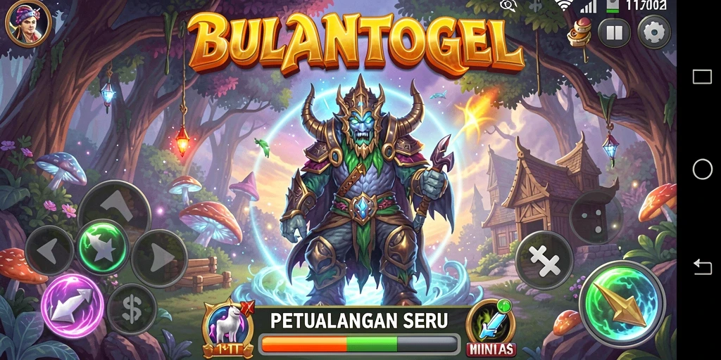 Screenshot gameplay BULANTOGEL menampilkan aksi seru dan eksplorasi dunia.