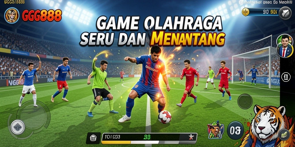 Tampilan gameplay GGG888 yang penuh aksi dalam olahraga.