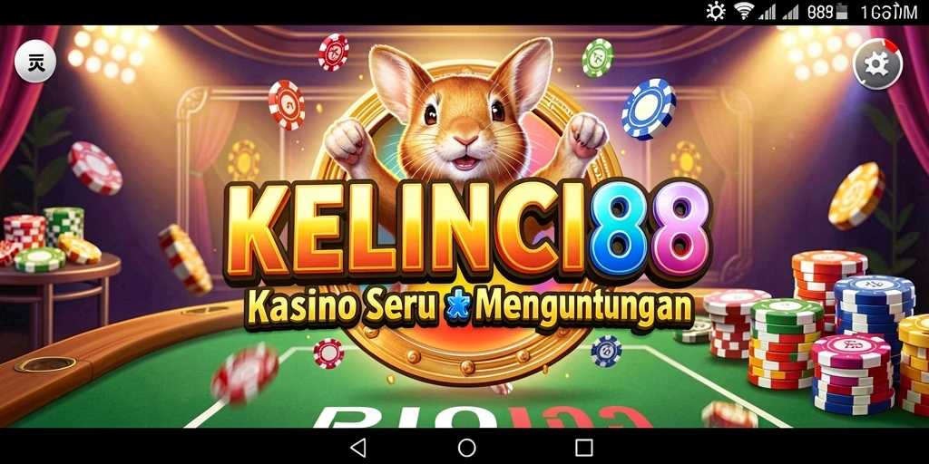 Tampilan permainan kasino seru di KELINCI88 yang memikat.