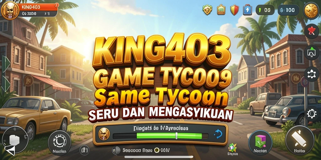 Screenshot gameplay KING403 dengan tantangan Tycoon yang menarik.