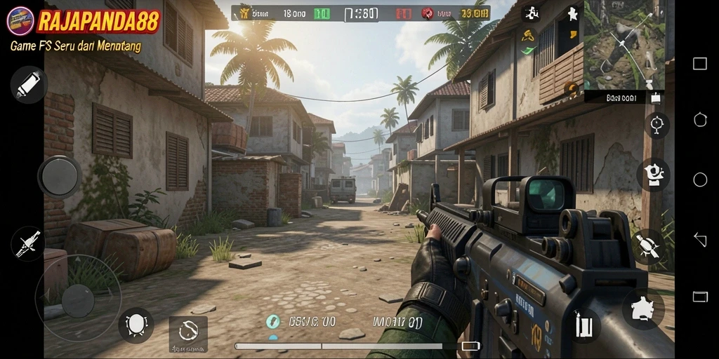 Gameplay seru dalam dunia tembak-menembak yang mendebarkan.