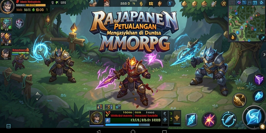 Tangkapan layar menampilkan aksi gameplay seru di RAJAPANEN.