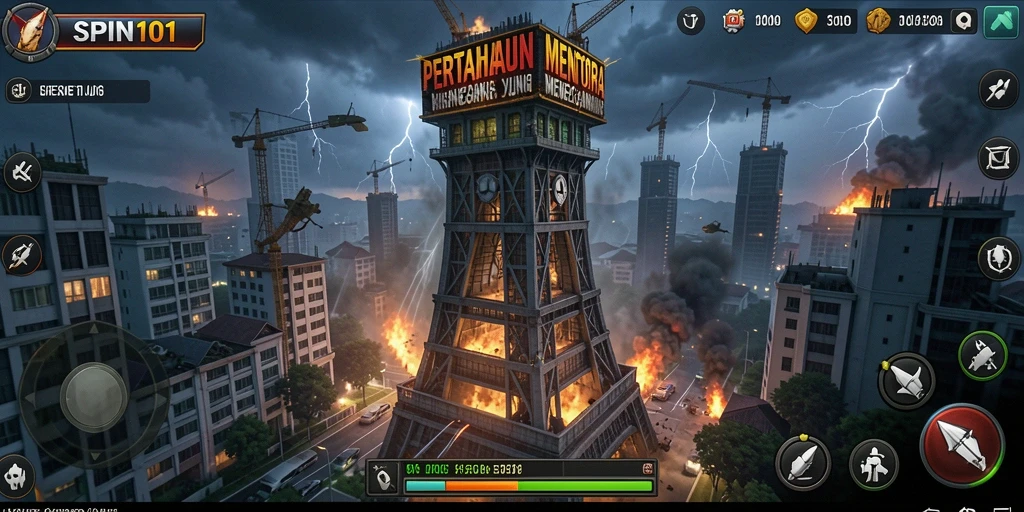 Tampilan menarik dari gameplay SPIN101 yang menegangkan.